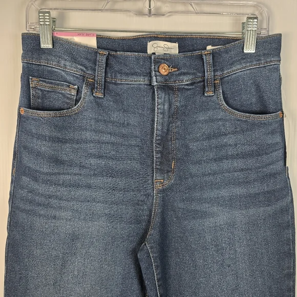 NWT Jessica Simpson Women's High Rise Flare Jeans Size 6 Med Wash Stretch Casual - Picture 3 of 15